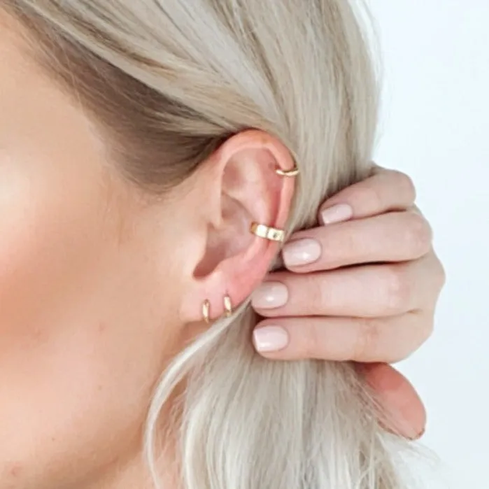 Chicago Flat Ear Cuff from Roset Gold Label