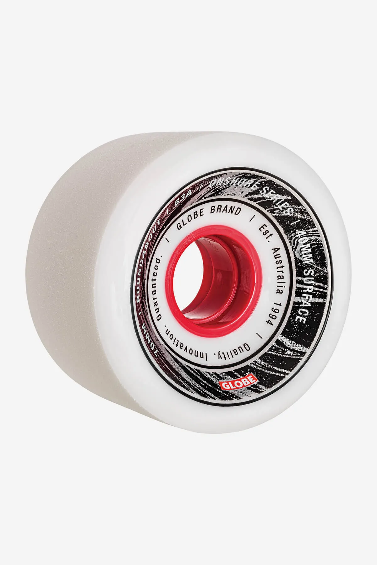 Roundabout Onshore Wheel 70mm - White/Red: Best Price & Reviews