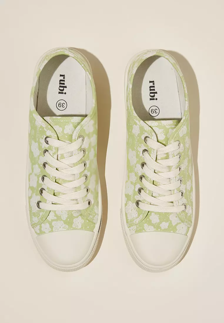 Rubi Harlow Lace Up Plimsolls Sneakers