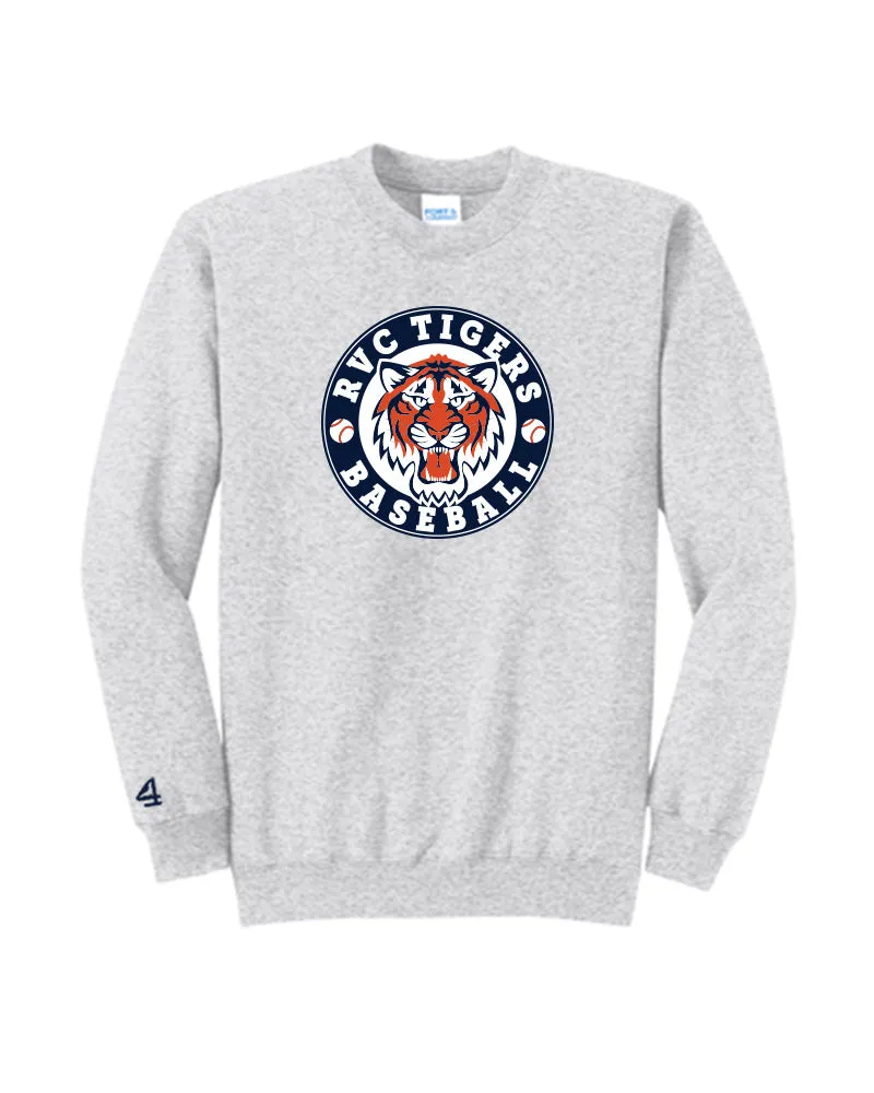 RVC Tigers Baseball Crewneck Sweatshirt