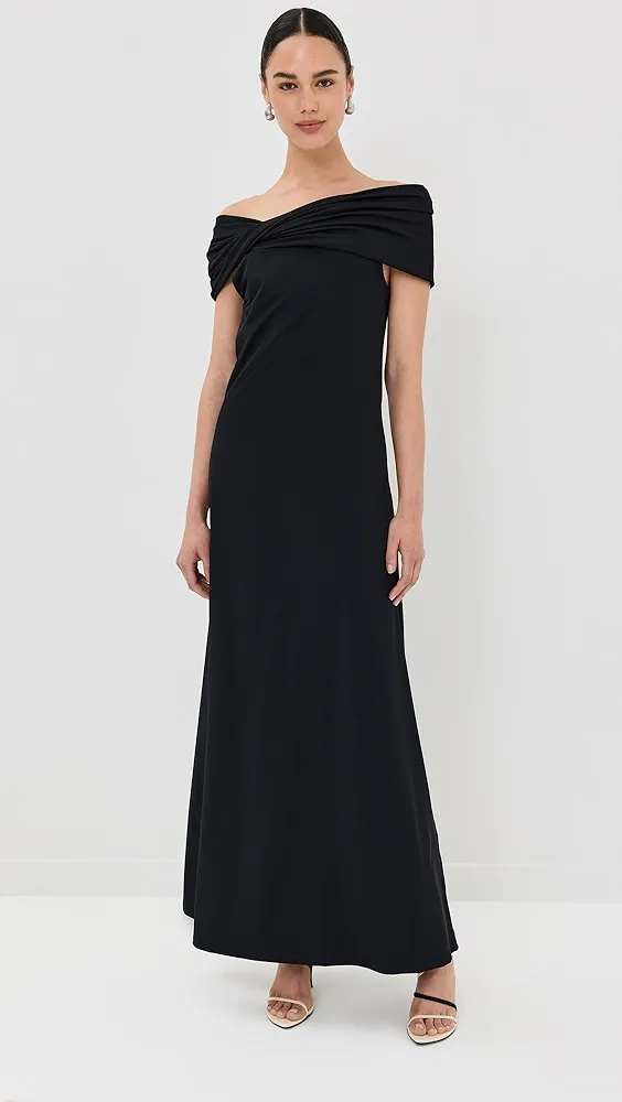 Róhe   Asymmetrical Off Shoulder Dress 