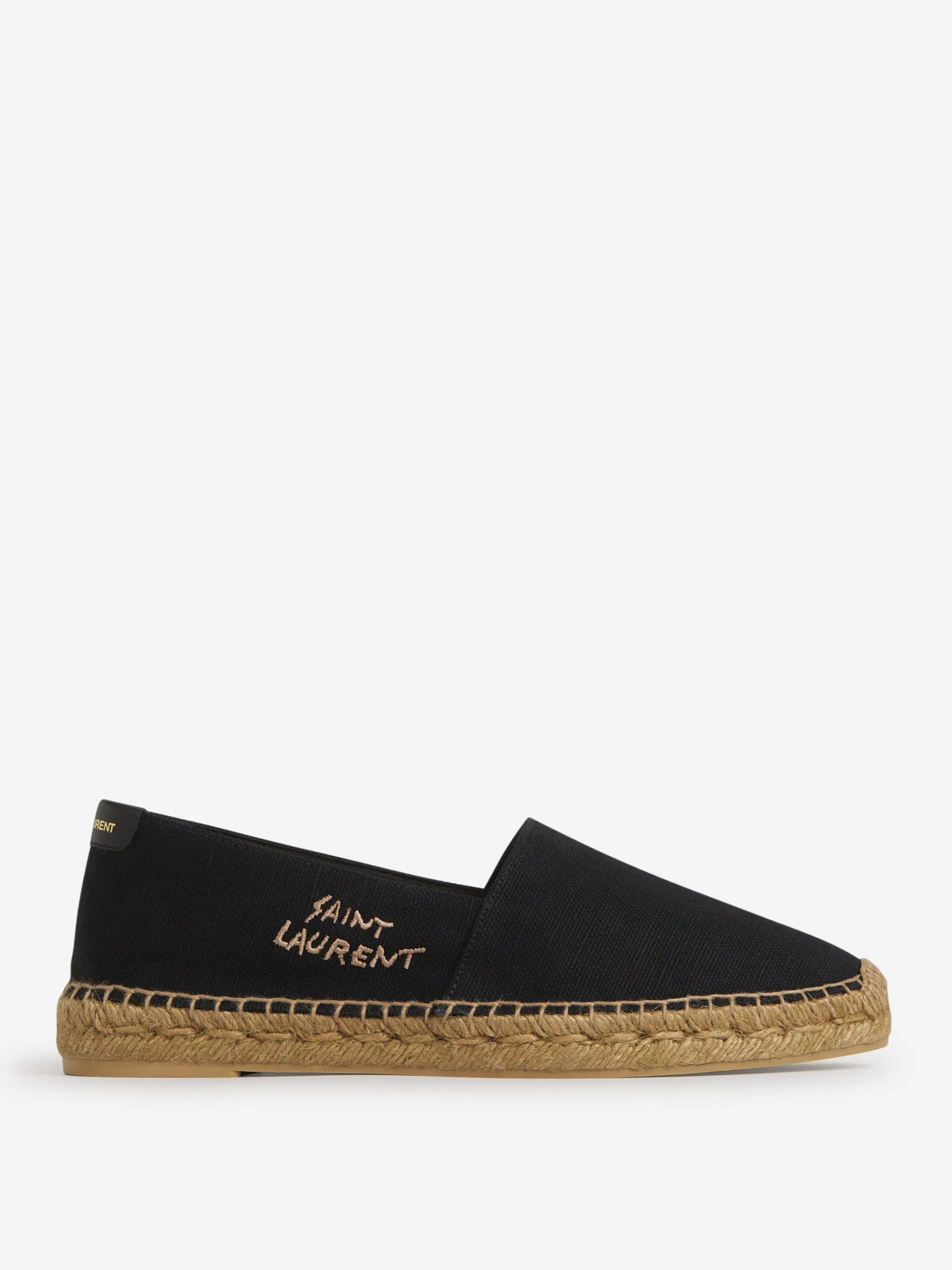 Saint Laurent Embroidered Canvas Espadrilles