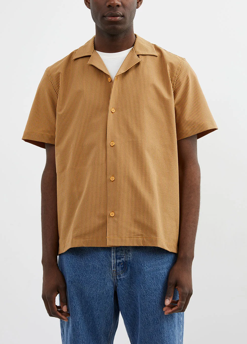 Saturdays NYC -  Seersucker Canty Shirt - Shirt