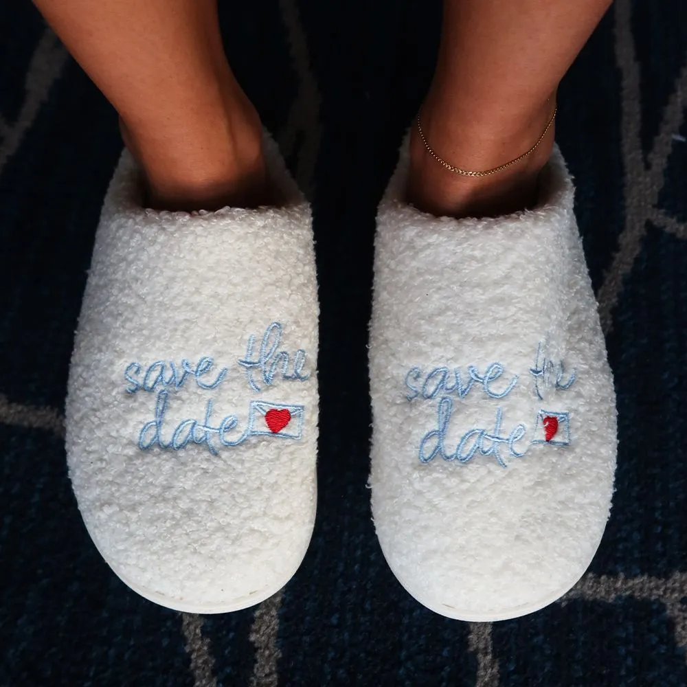 Save The Date Slippers