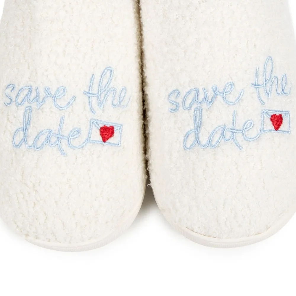 Save The Date Slippers