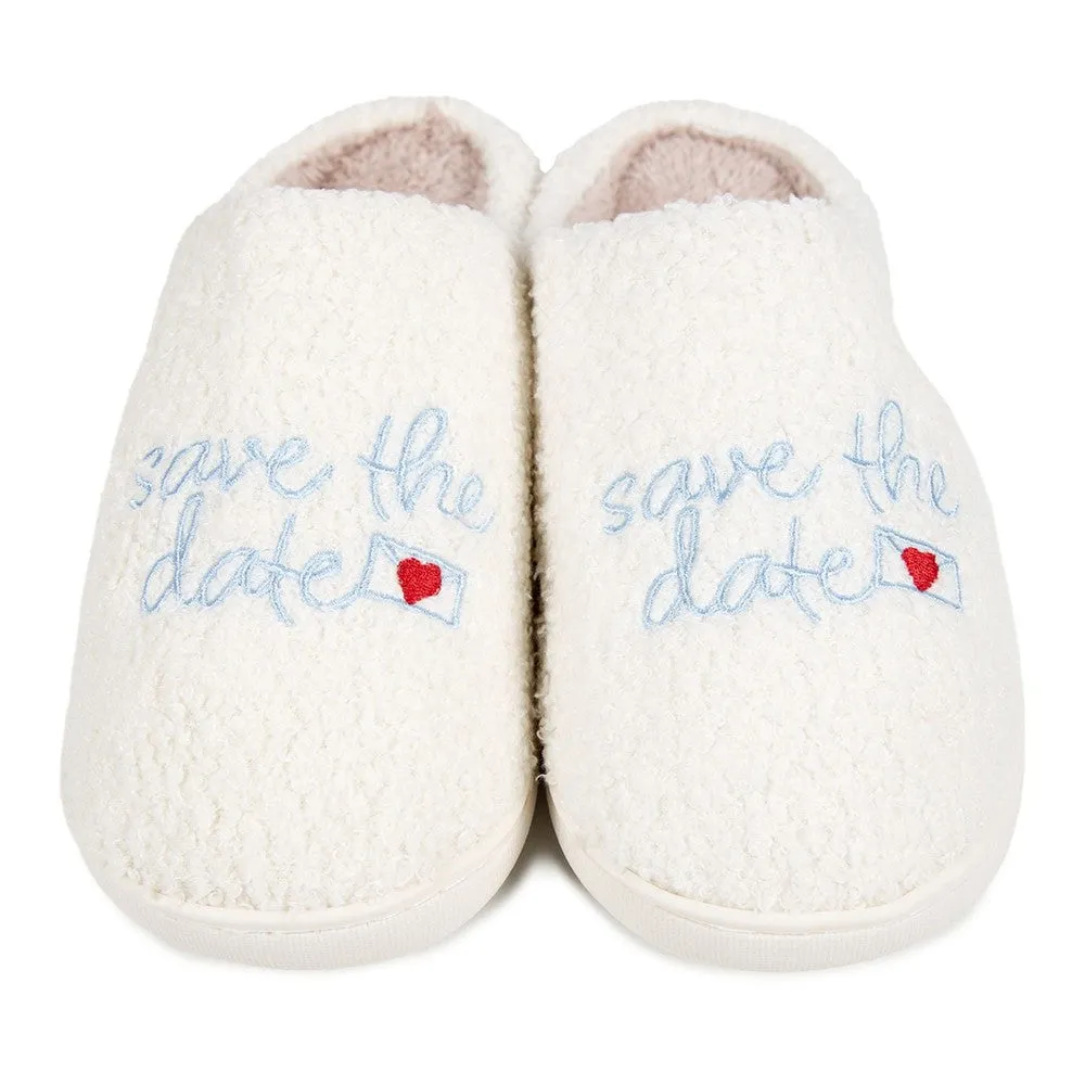 Save The Date Slippers