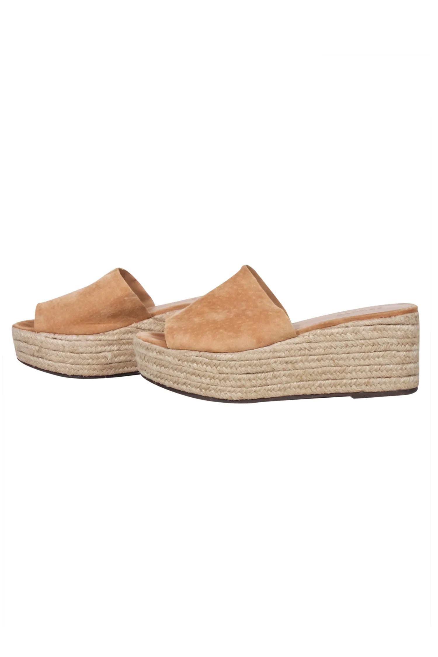 Schutz - Tan Thanlia Platform Espadrilles Sz 8