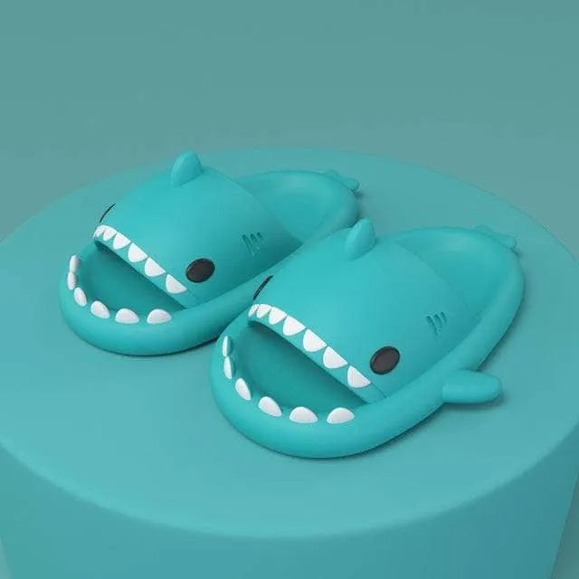 Sharky Marky Multi Color Rubber Slippers