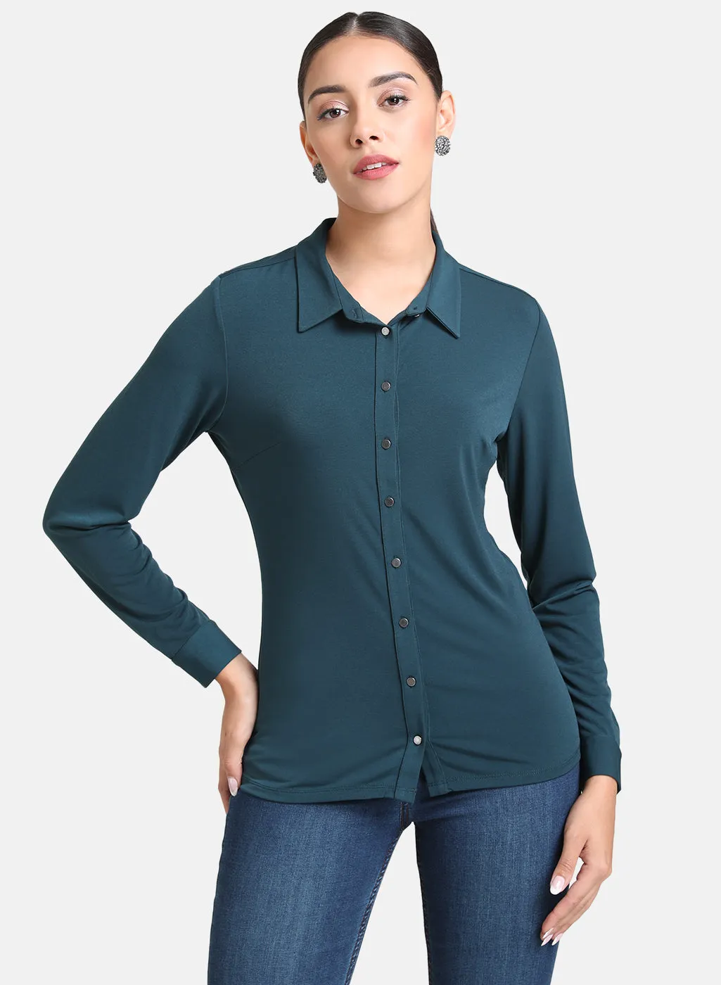 Back Cowl Detail Shirt