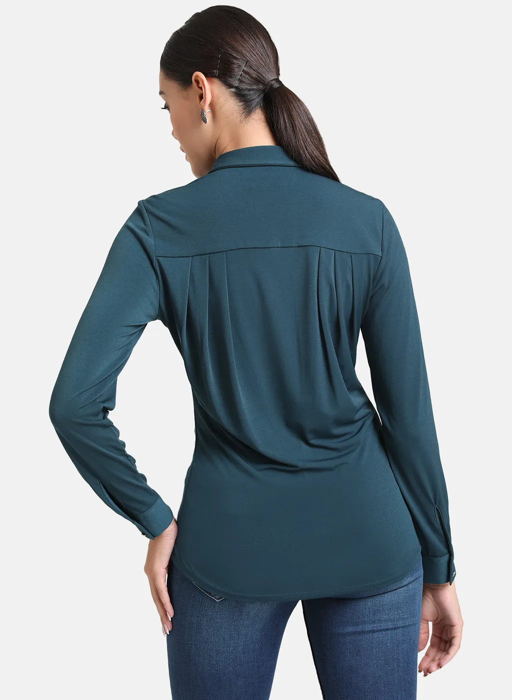 Back Cowl Detail Shirt