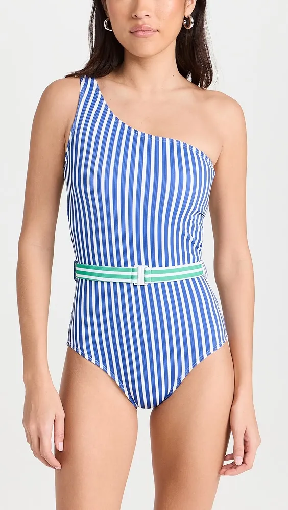 Shoshanna   One Shoulder One Piece 