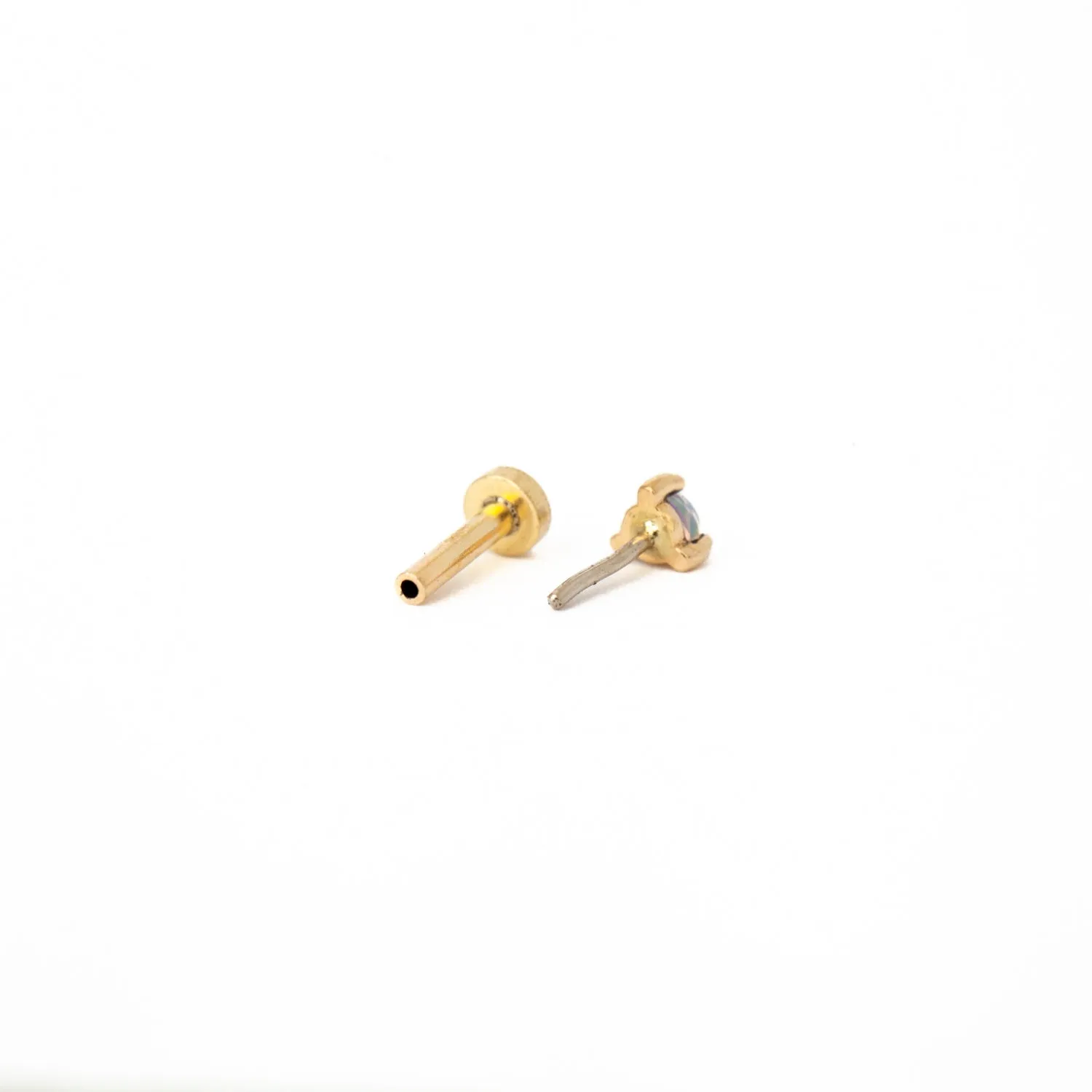 Single Freckle Earring w/ 5 mm Flat Back