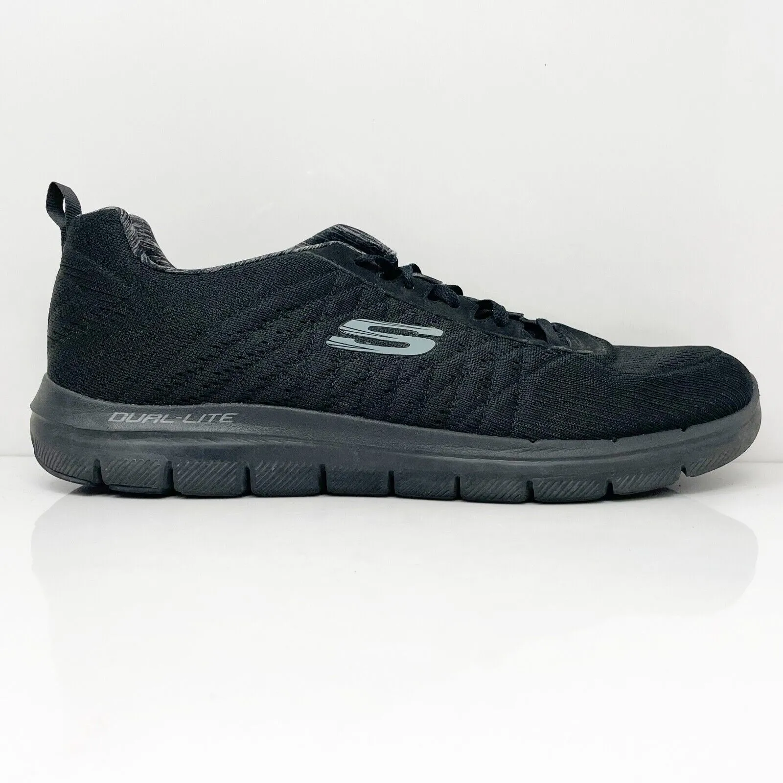 Skechers Mens Flex Advantage 2.0 52185 Black Running Shoes Sneakers Size 14