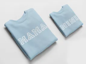 Sky Blue Mama and Mini Jumpers, Matching Jumpers Mother's Day Gift Mummy Birthday Gift