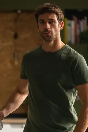 Slubbed Khaki T-Shirt