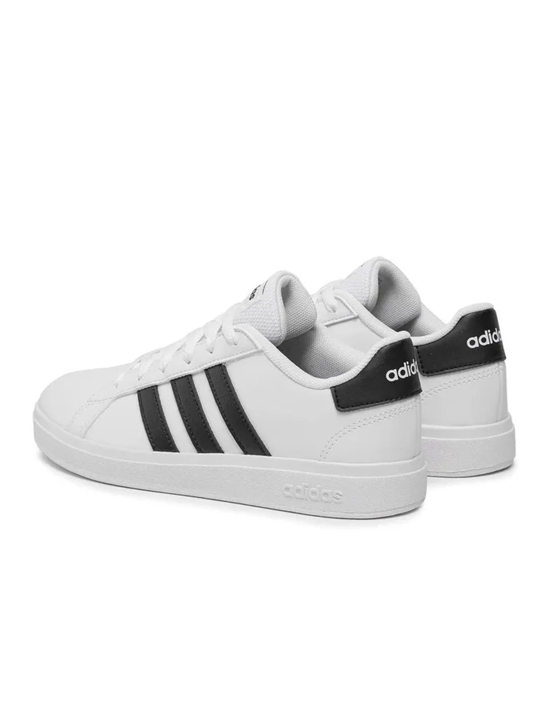 Adidas GW6511 Grand Court White Sneakers for Boys