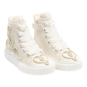 White Girls' Egle Sneakers Style Code: LKED4171