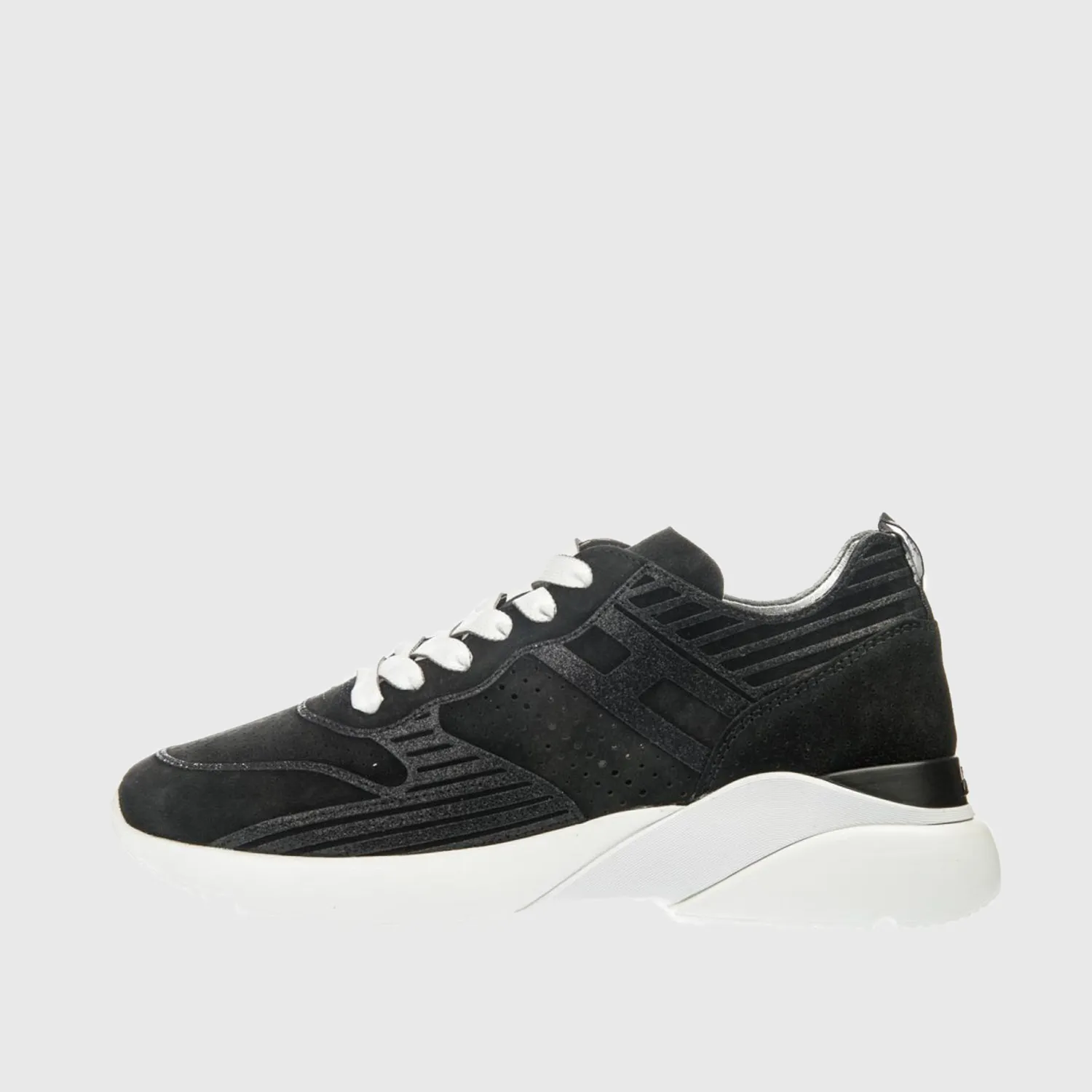 Black Suede Hogan Active One Sneakers