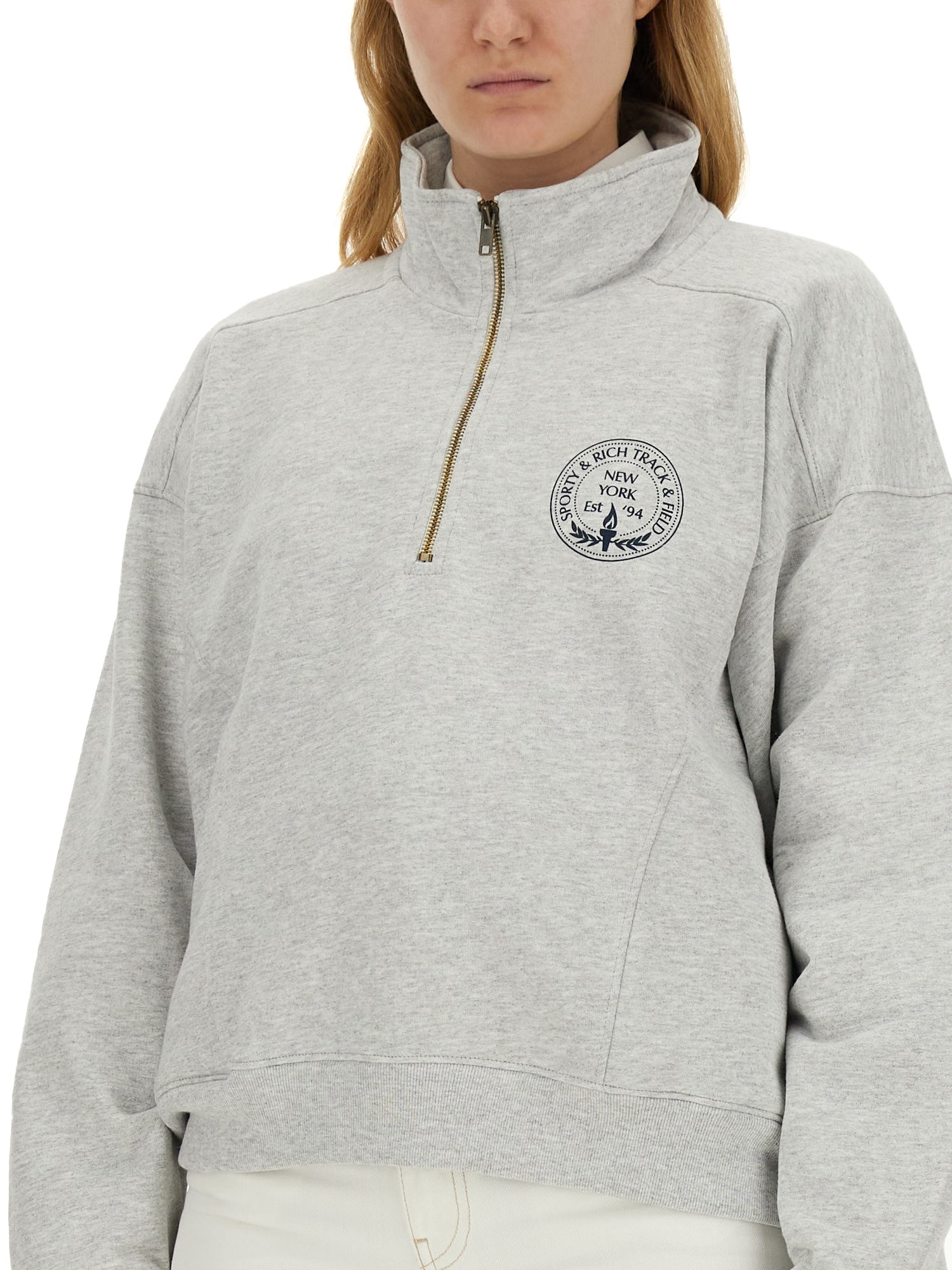 Sporty&Rich Logo Sweatshirt