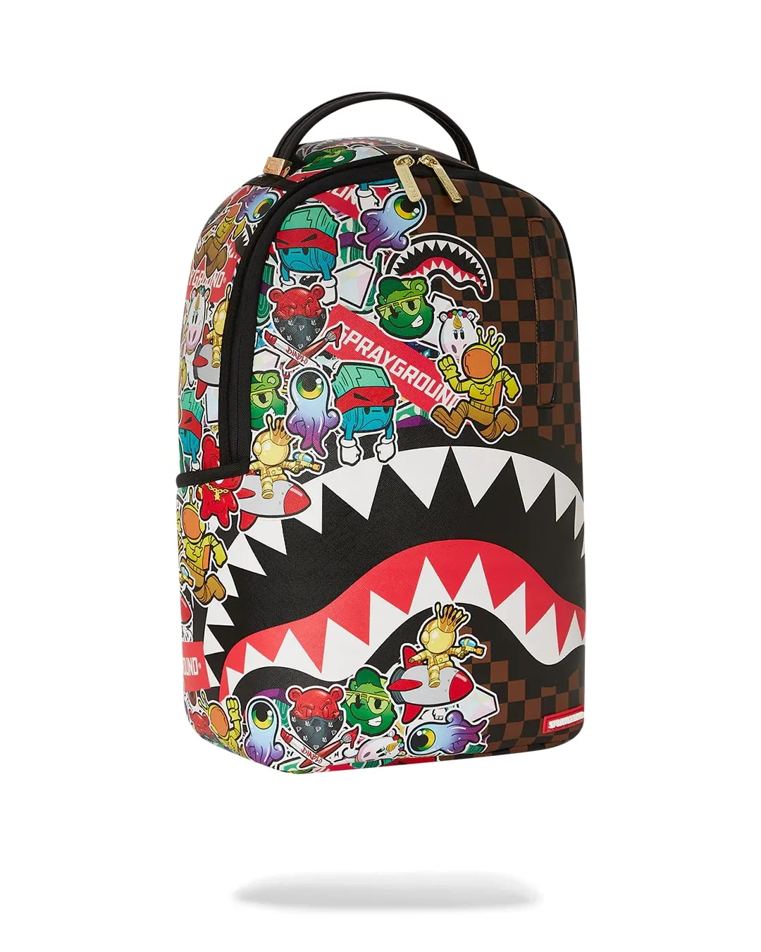 Sprayground Sharks In Stickers DLXSV Backpack B5798 - Shop Now