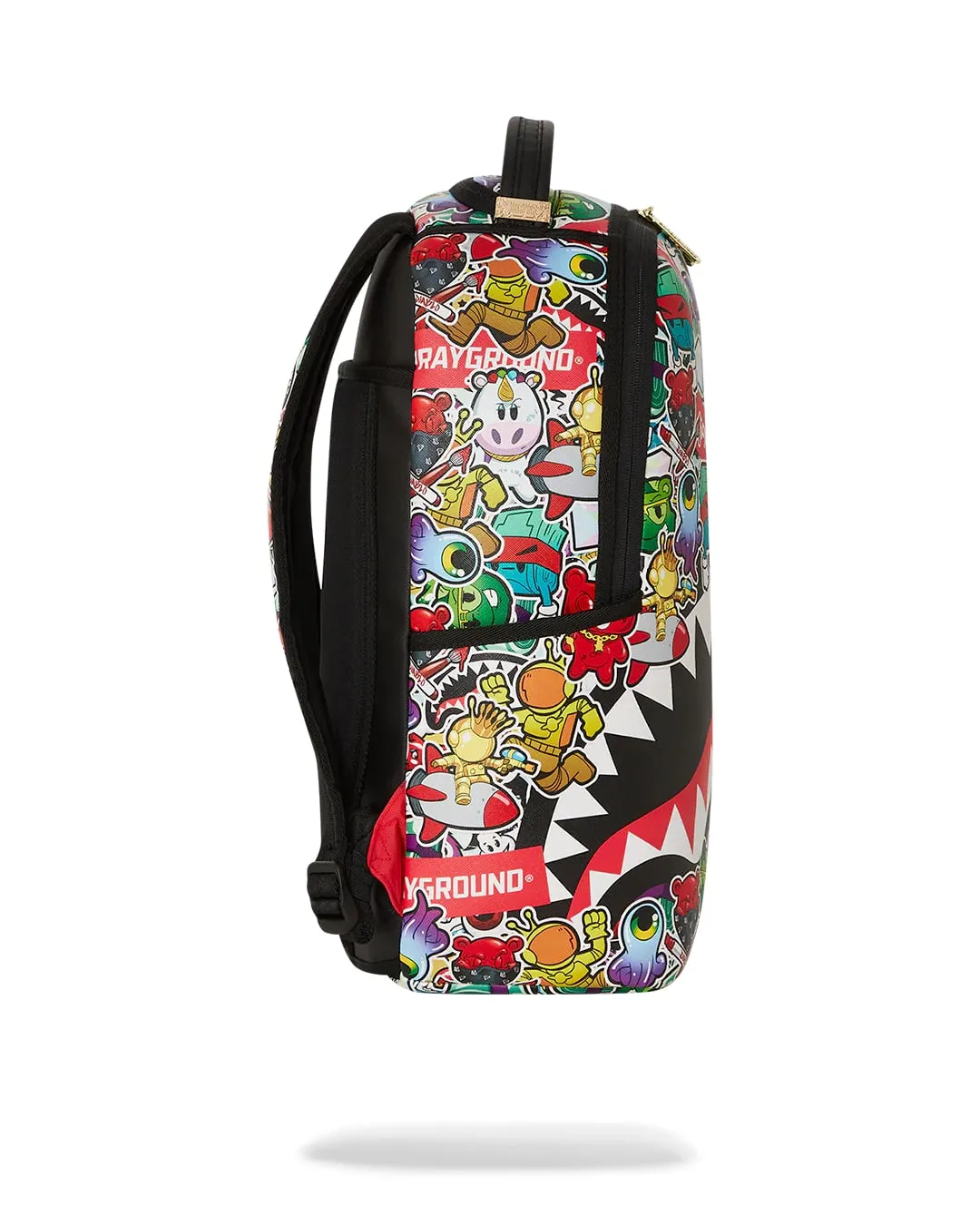 Sprayground Sharks In Stickers DLXSV Backpack B5798 - Shop Now