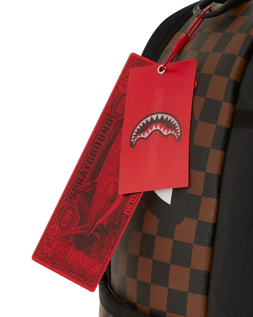 Sprayground Sharks In Stickers DLXSV Backpack B5798 - Shop Now