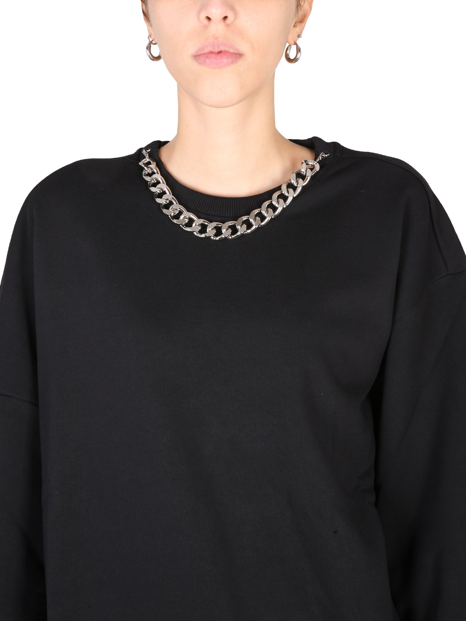 Stella McCartney Chain Detail Cotton Sweatshirt