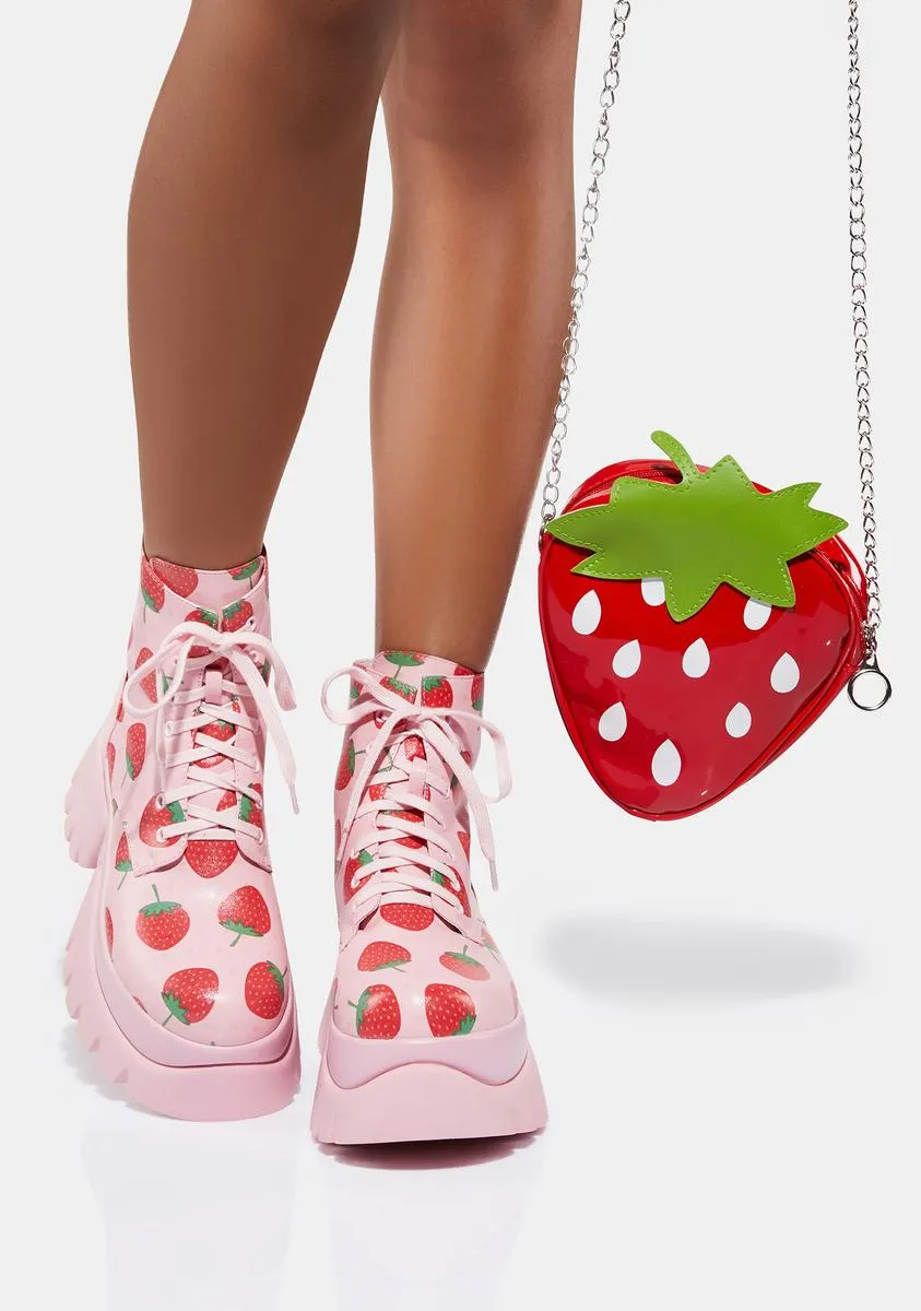 Strawberry Shortcake Platform Boots