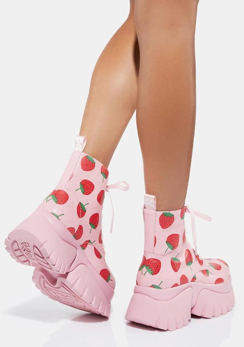 Strawberry Shortcake Platform Boots