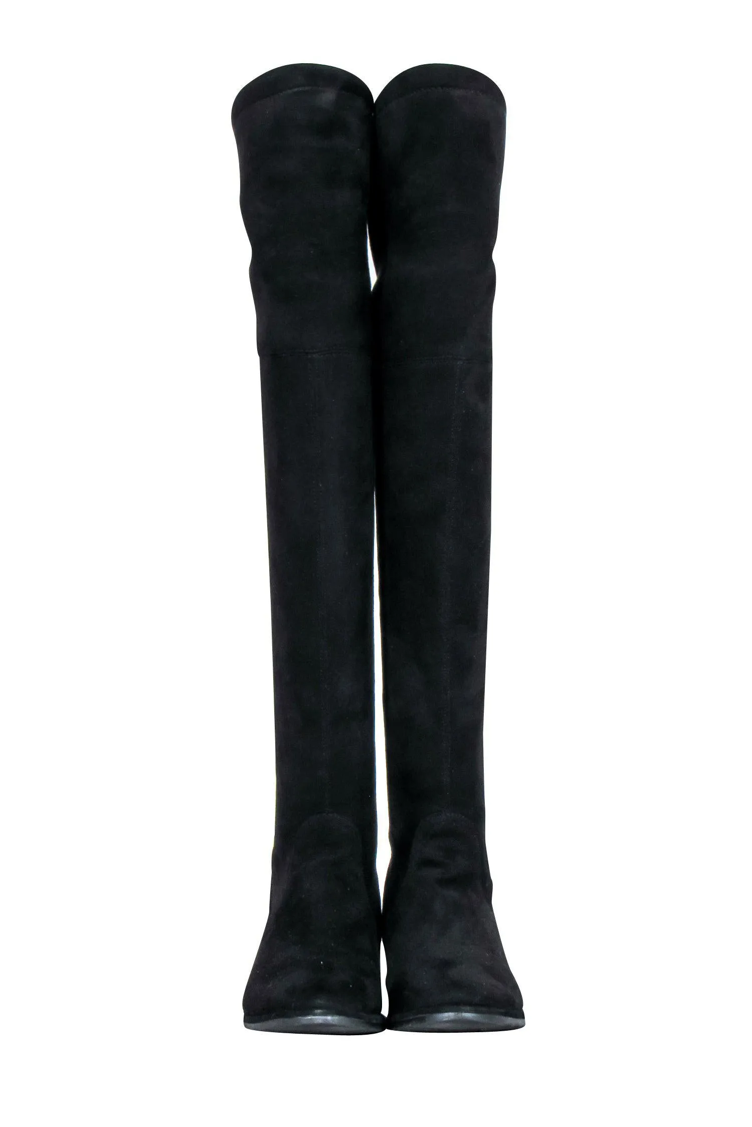 Stuart Weitzman - Black Suede Over-the-Knee Boots Sz 8.5