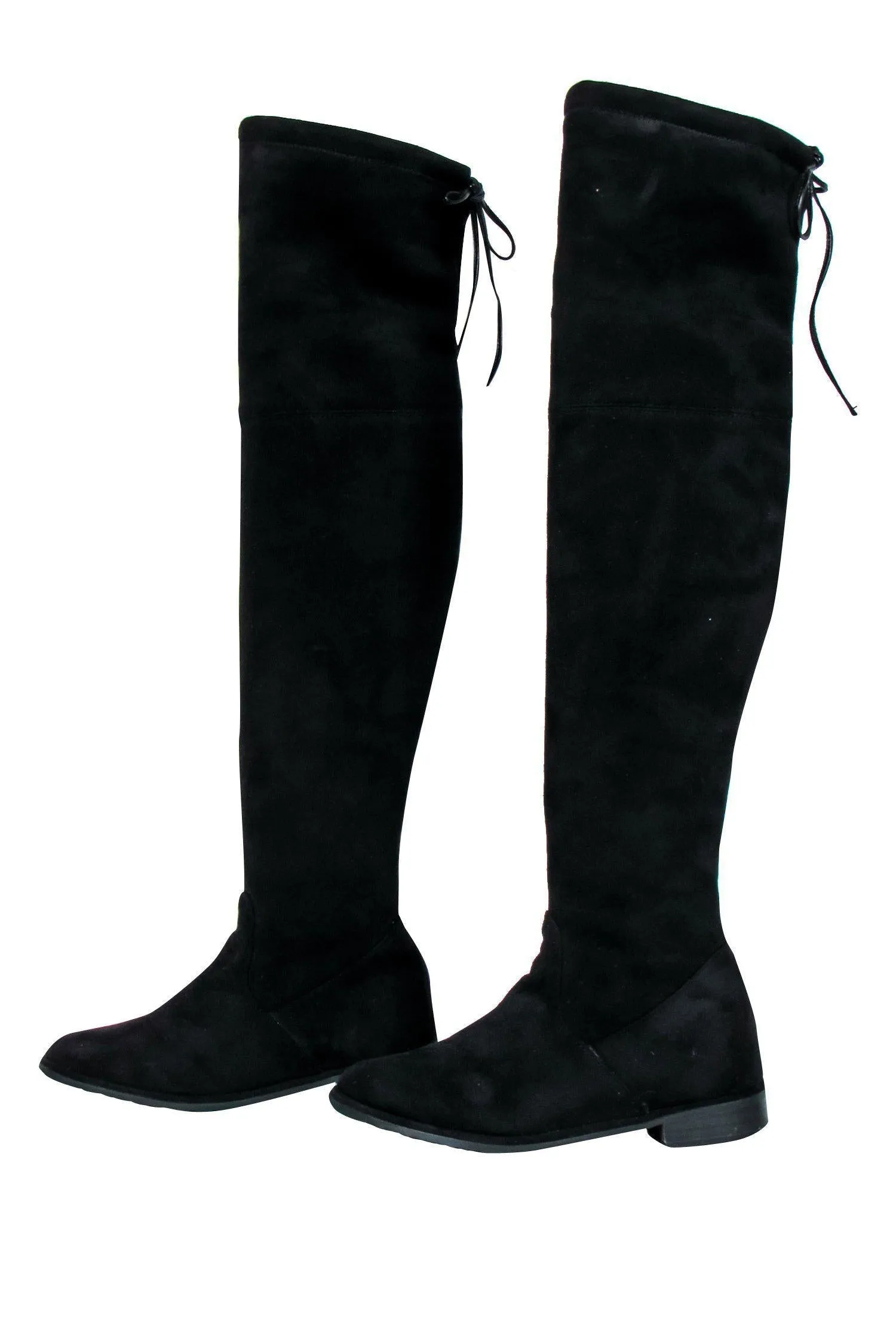 Stuart Weitzman - Black Suede Over-the-Knee Boots Sz 8.5