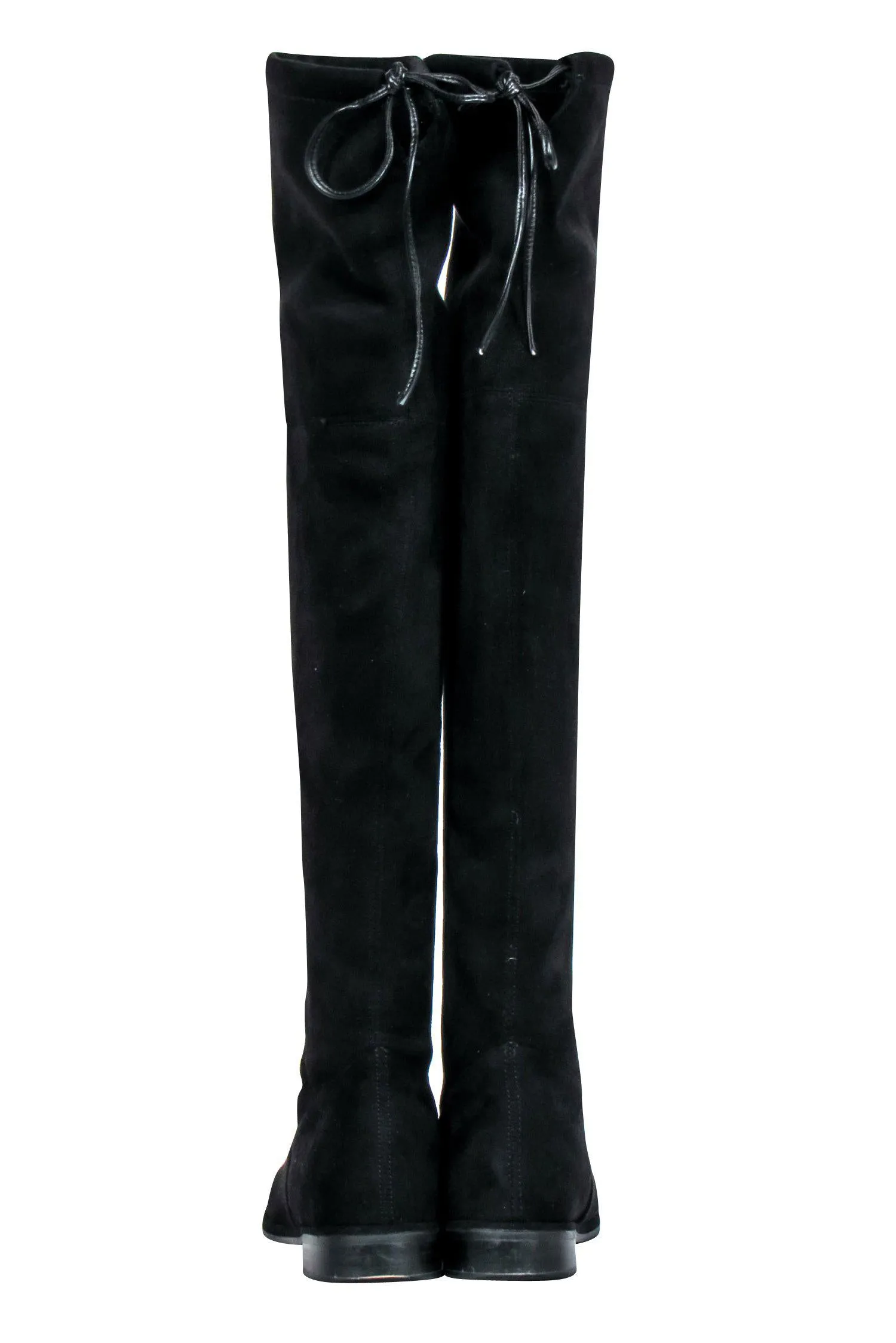 Stuart Weitzman - Black Suede Over-the-Knee Boots Sz 8.5