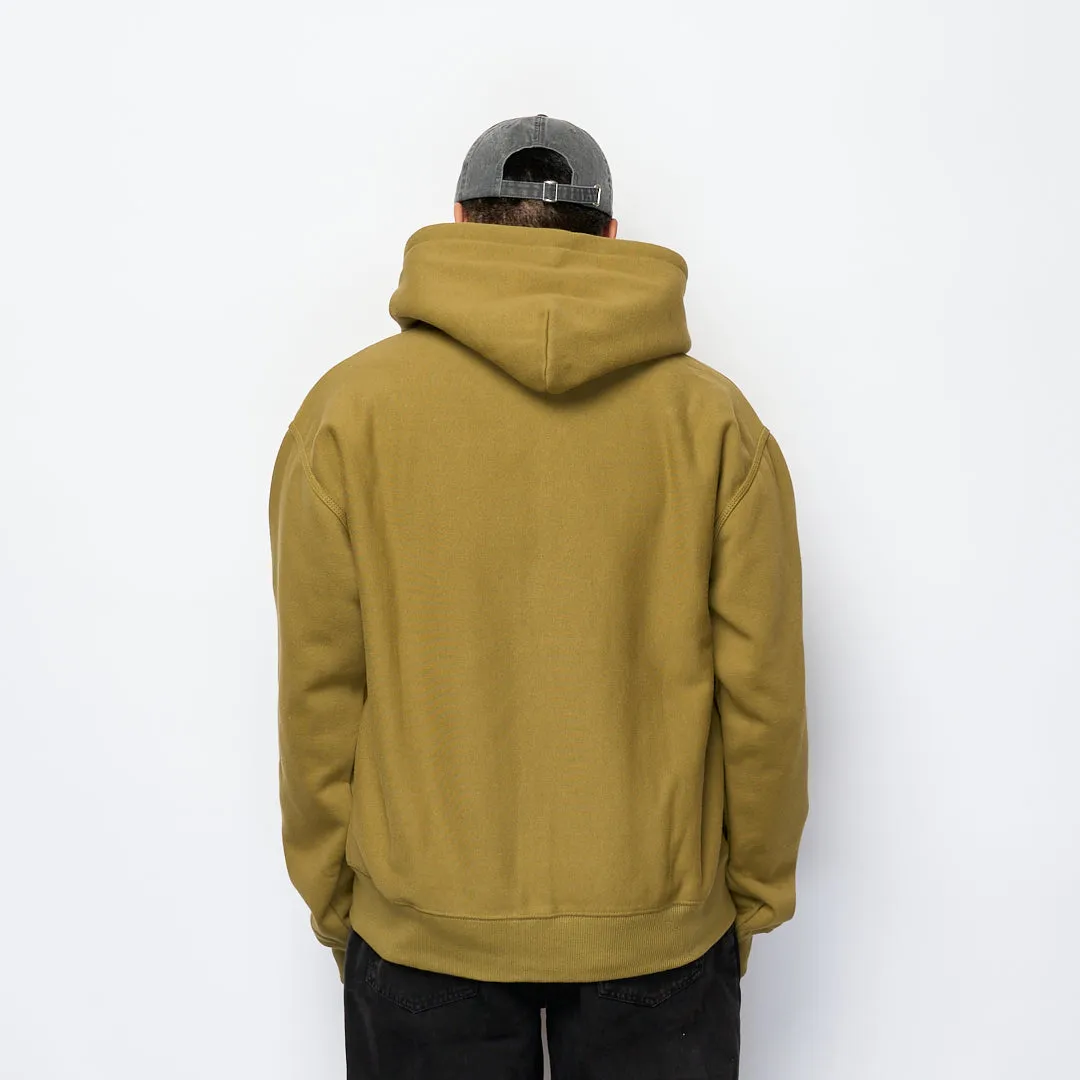 Stüssy - Stock Logo App. Hood (Olive)