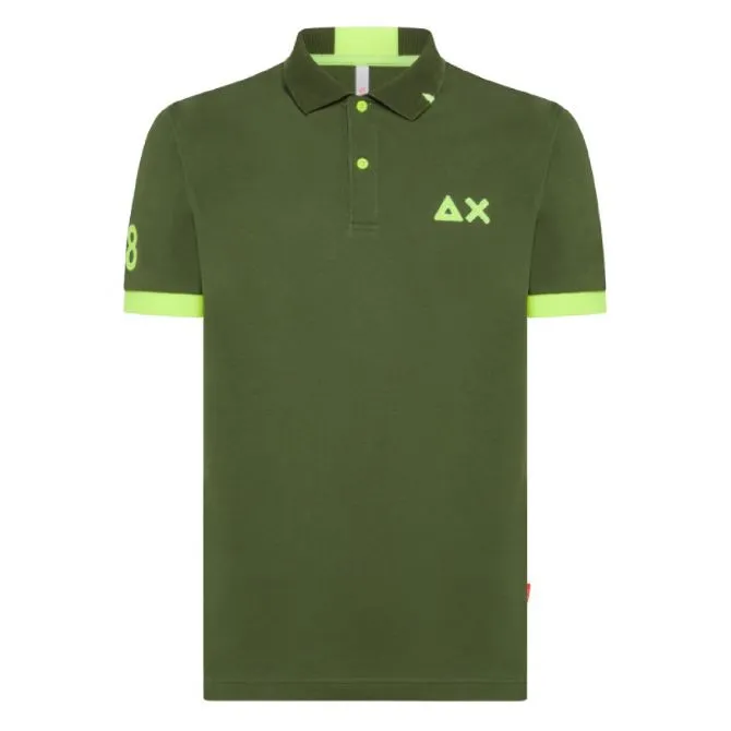 SUN68 Logo Fluo Polo A34122-37