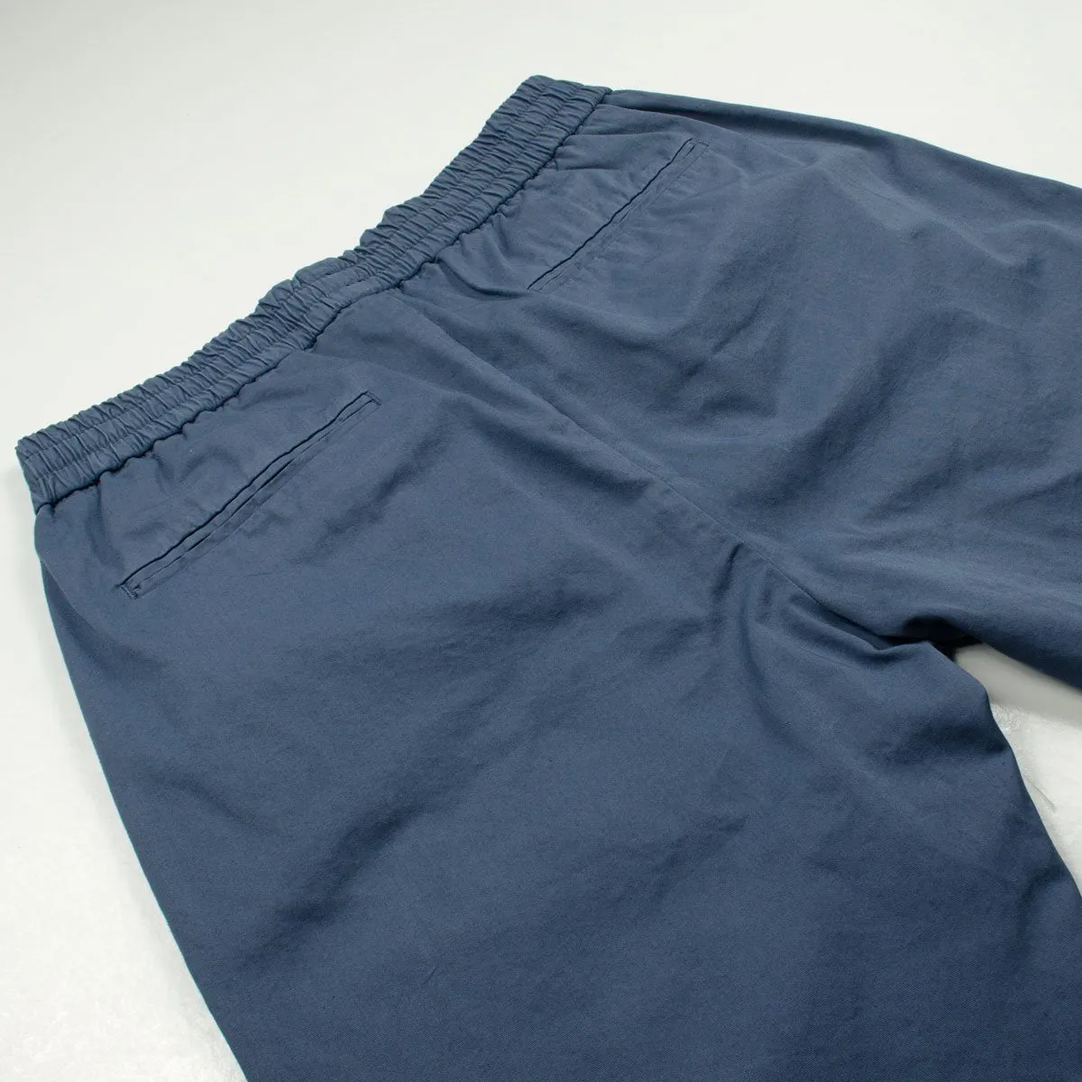 Sunspel Blue Slate Drawstring Trousers