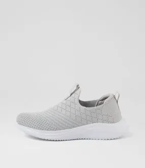 SUPERSOFT Bethie Light Grey Knit Sneakers