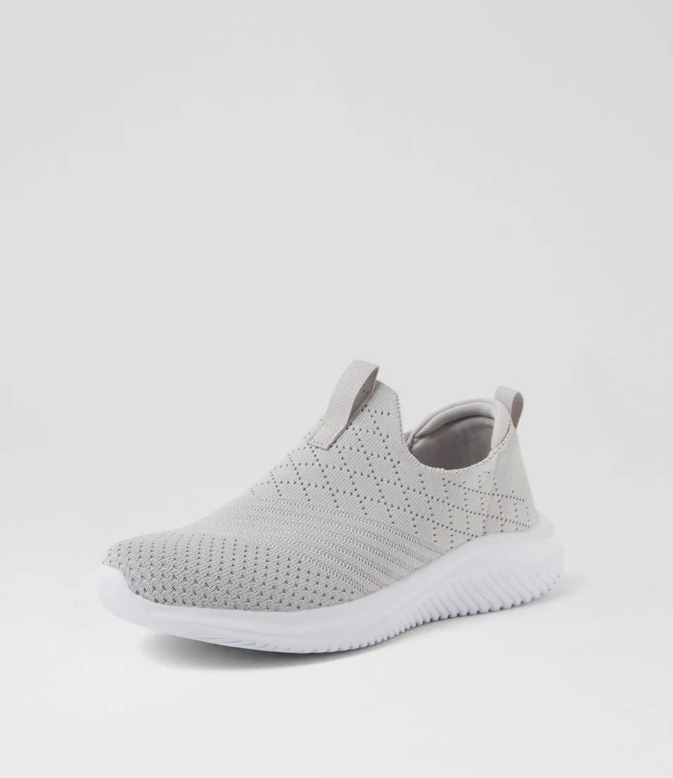 SUPERSOFT Bethie Light Grey Knit Sneakers