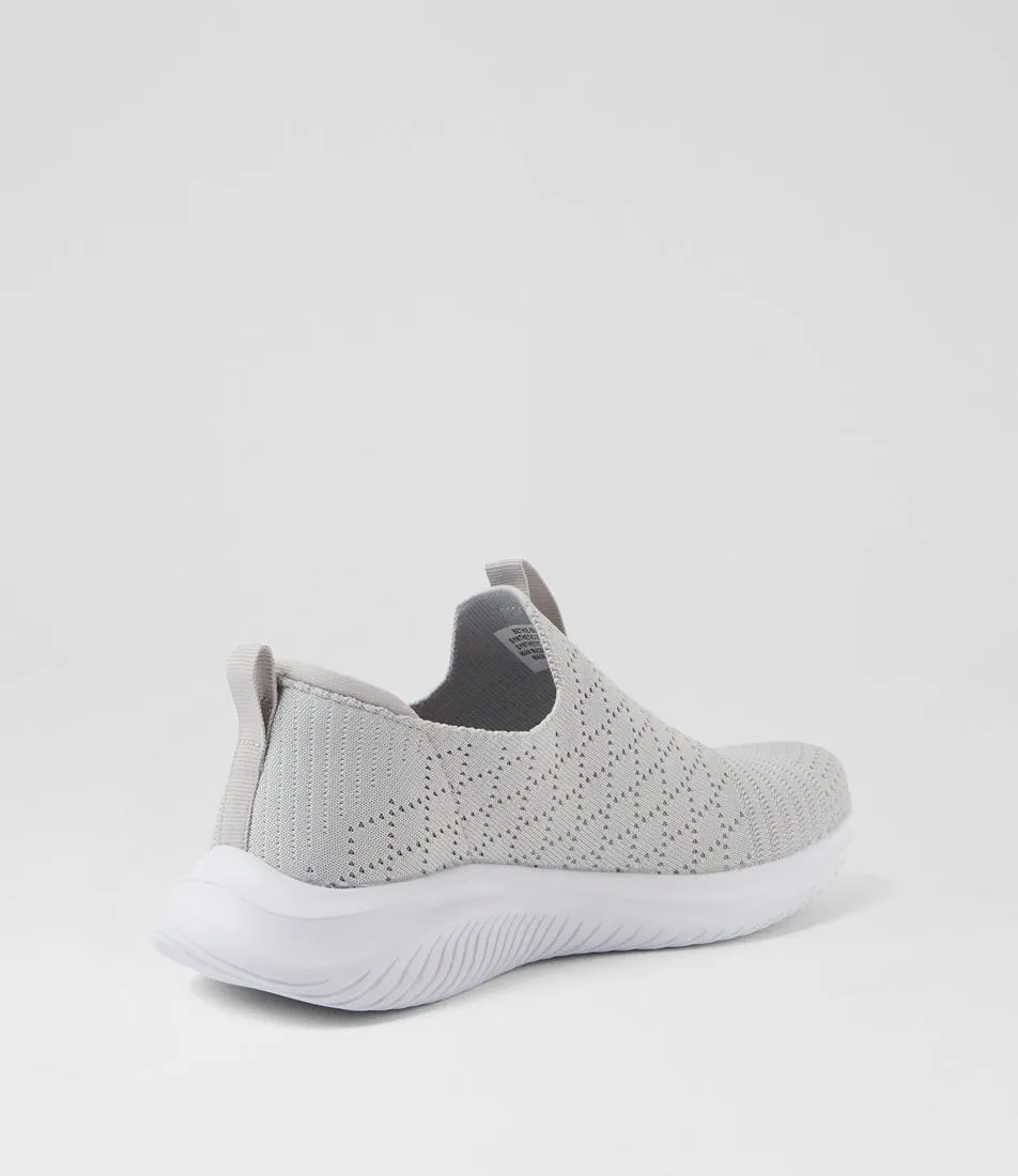 SUPERSOFT Bethie Light Grey Knit Sneakers