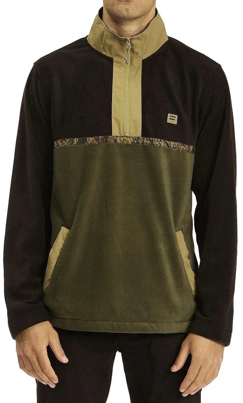 sweatshirt Billabong Boundary Mock Lite - Dark Olive - men´s