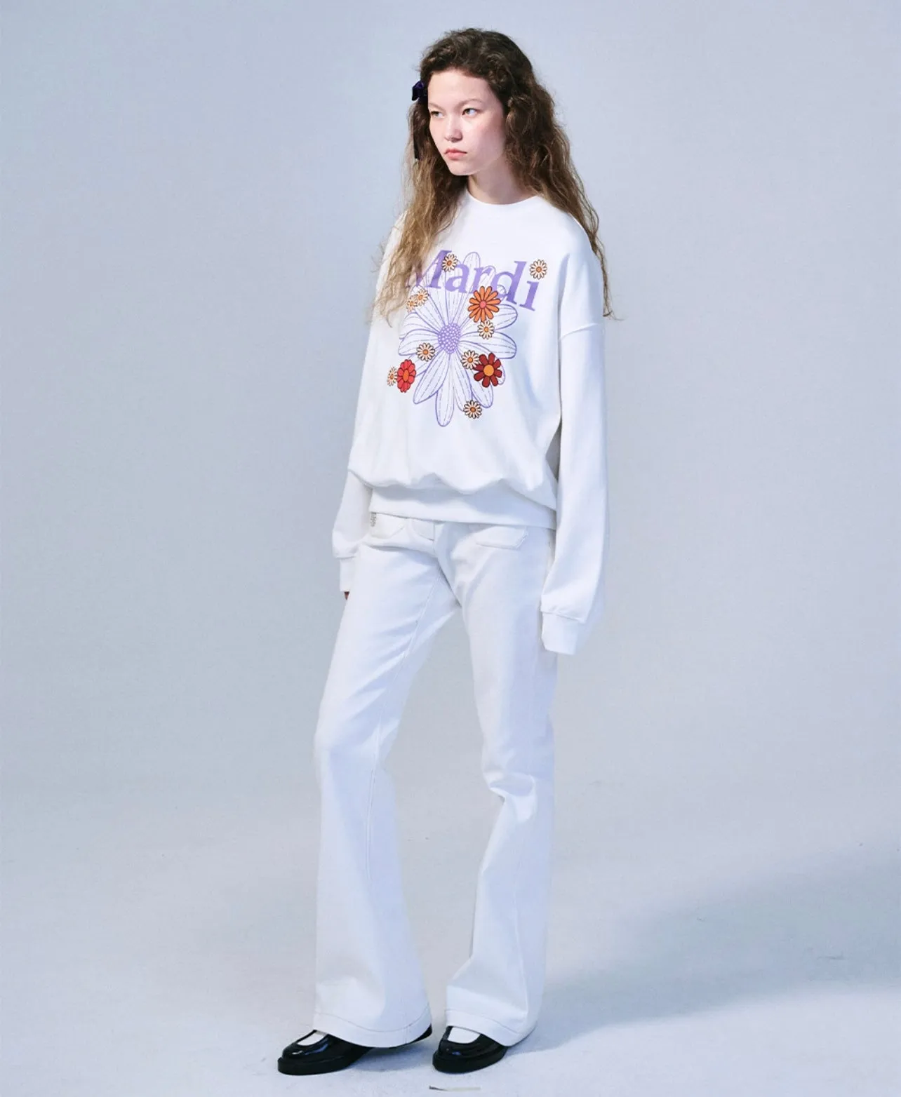 White Lavender Sweatshirt