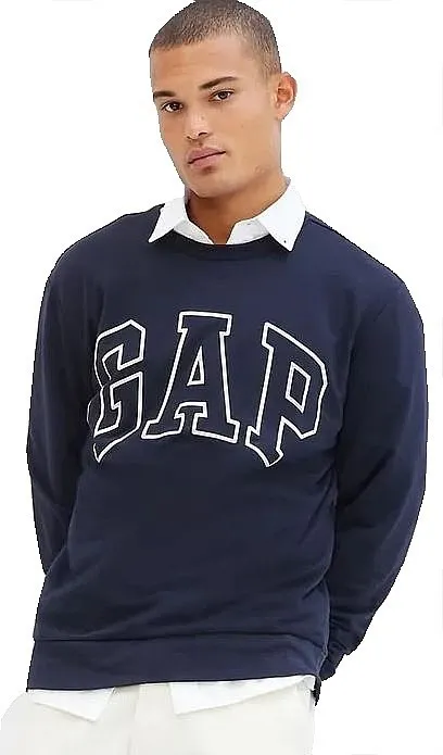 sweatshirt GAP Logo GAP Fleece - Tapestry Navy - men´s