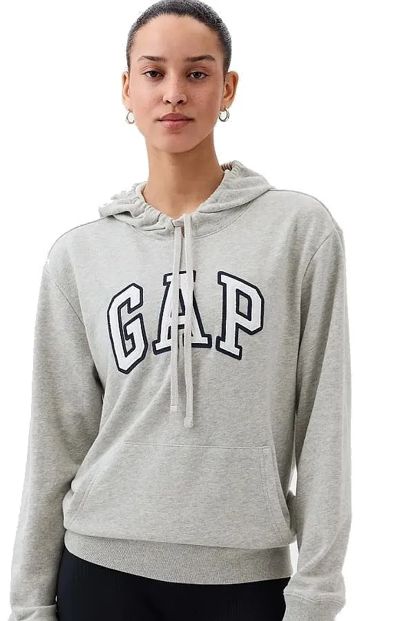 sweatshirt GAP Logo GAP Heritage Pullover - Light Heather Grey - women´s