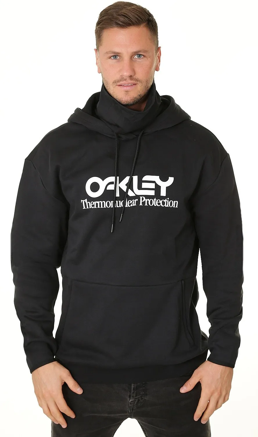 sweatshirt Oakley Rider Long 2.0 - Black/White - men´s