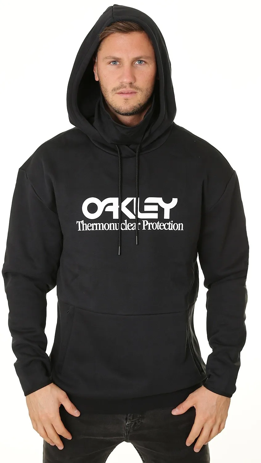 sweatshirt Oakley Rider Long 2.0 - Black/White - men´s