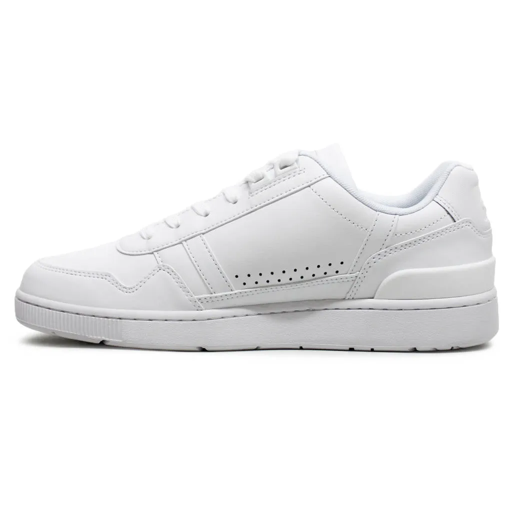 T Clip Leather Synthetic Men's Low Top Trainers