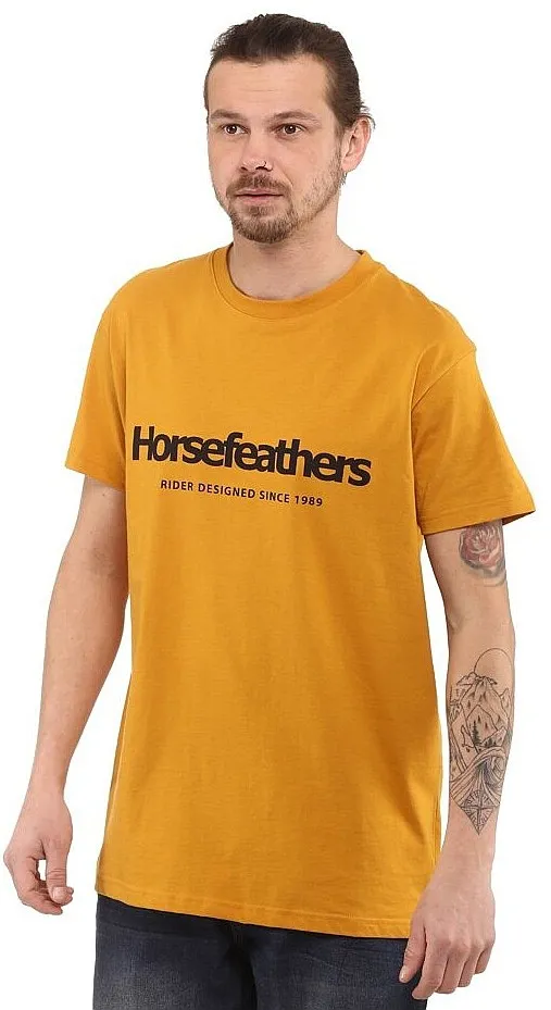 T-Shirt Horsefeathers Quarter - Sunflower - men´s