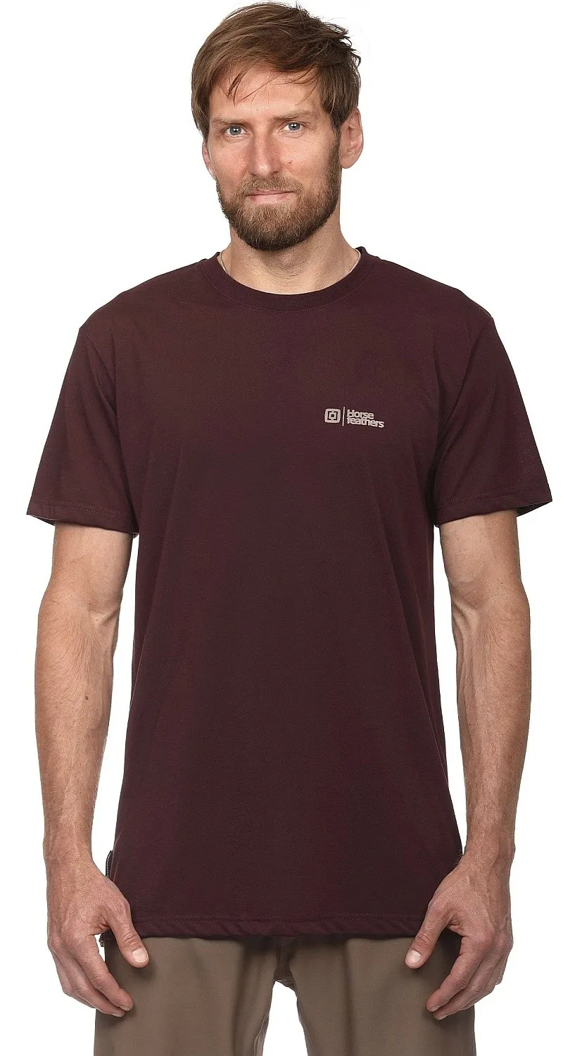 T-Shirt Horsefeathers Rooter - Burgundy - men´s