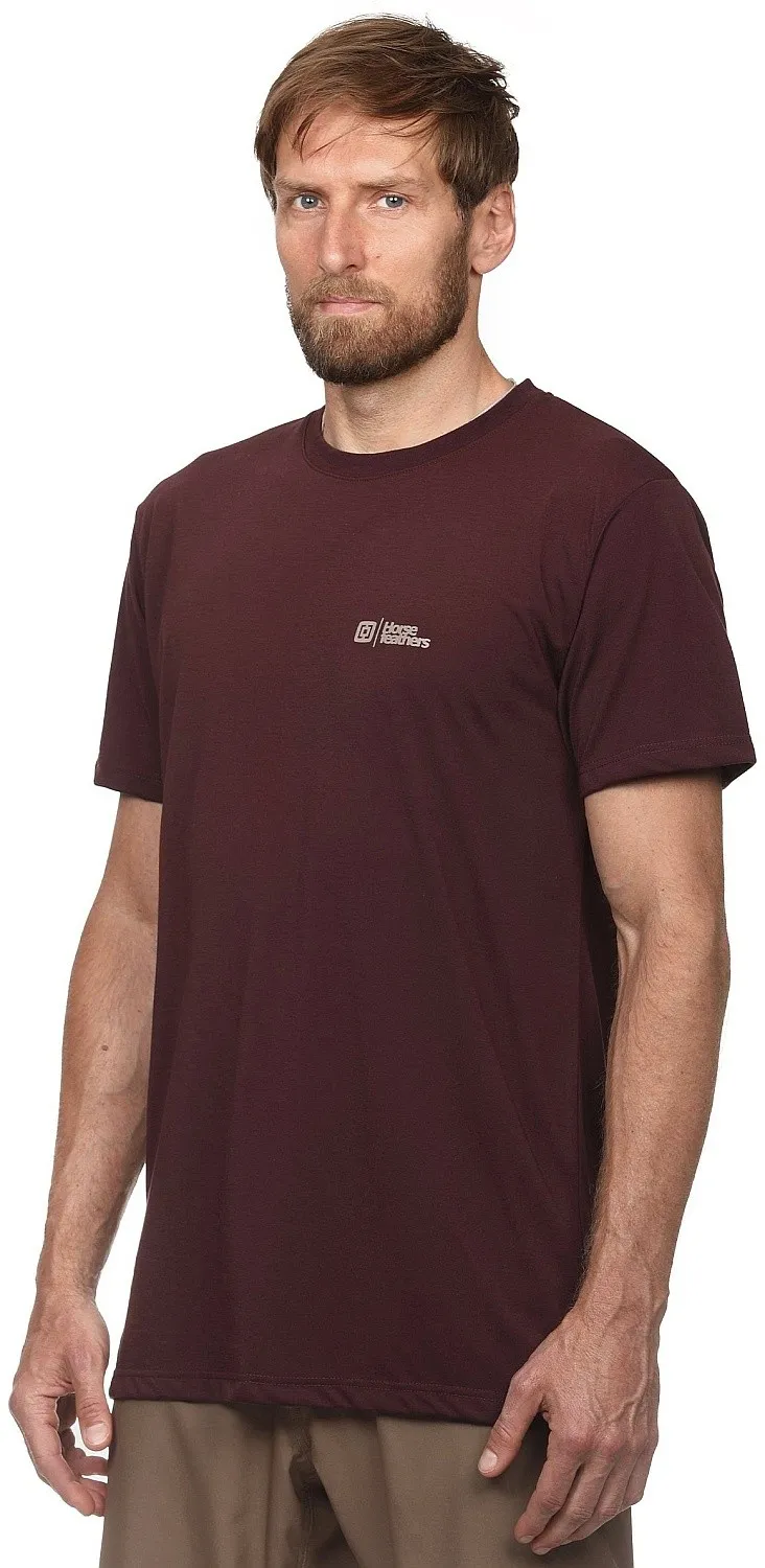 T-Shirt Horsefeathers Rooter - Burgundy - men´s