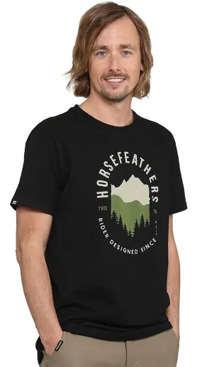 T-Shirt Horsefeathers Skyline - Black - men´s