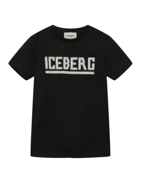 T-shirt Iceberg bimbo TSICE3302J nera AI22